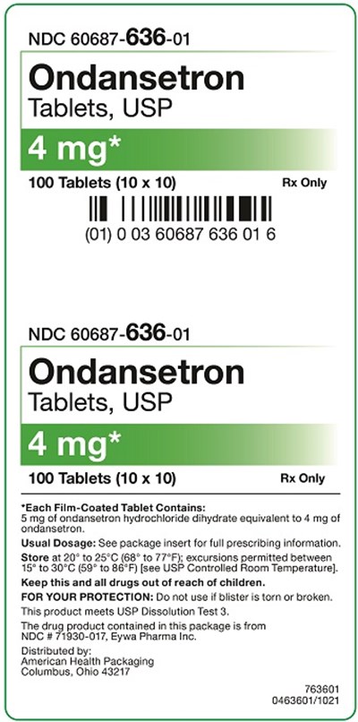 4 mg Ondansetron Tablets Carton - 4 mg Carton